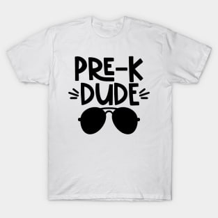 Pre-K Dude Funny Kids Back to School T-Shirt